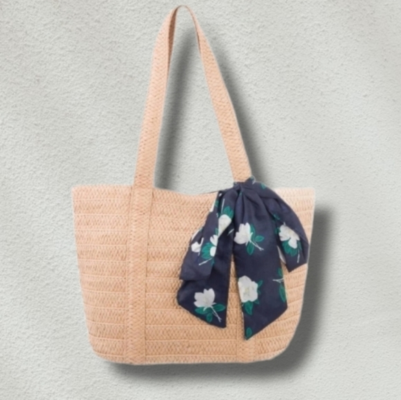 Draper James Everyday straw floral purse - Picture 5 of 8